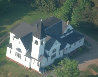 Aerial Photo of Church